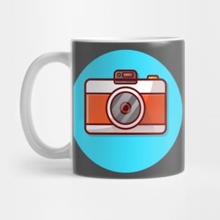 Camera Cartoon Vector Icon Illustration Mug